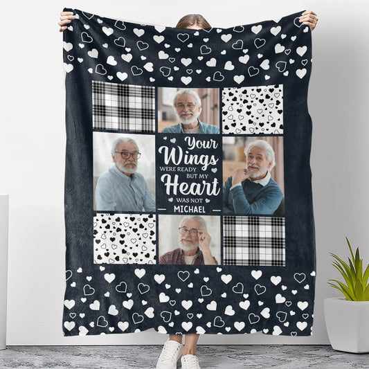 We Miss You - Personalized Custom Fleece Blanket