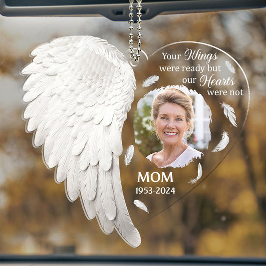 Angel In Heaven Version 2 - Personalized Acrylic Car Ornament
