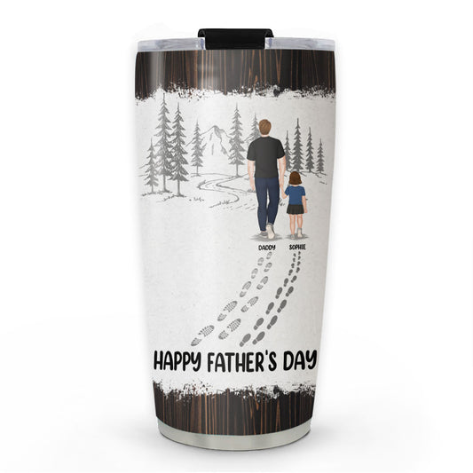 Happy Fathers Day Best Dad Ever - Personalized Custom Tumbler