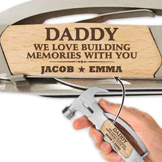 We Love Building Memories With You - Personalized Custom Multitool Hammer