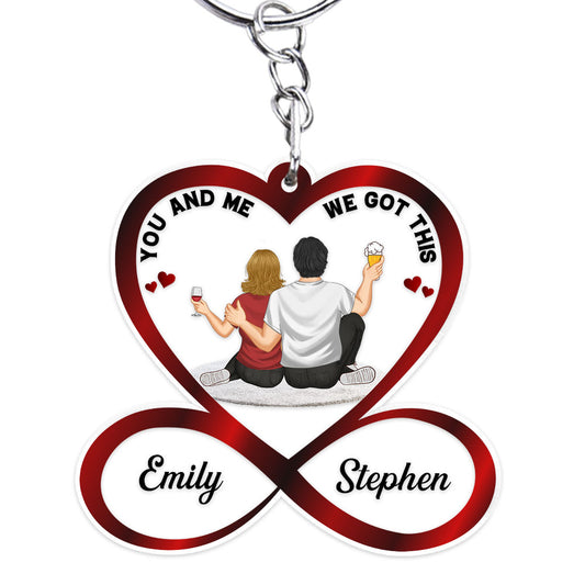 You And Me We Got This - Personalized Custom Acrylic Keychain