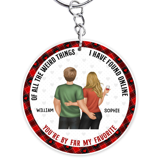 You Are My Favorite - Personalized Custom Acrylic Keychain