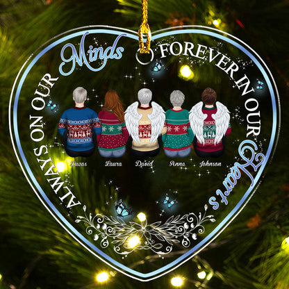 Always On Our Minds - Personalized Custom Acrylic Ornament