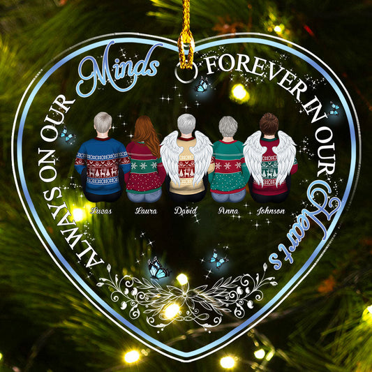 Always On Our Minds - Personalized Custom Acrylic Ornament