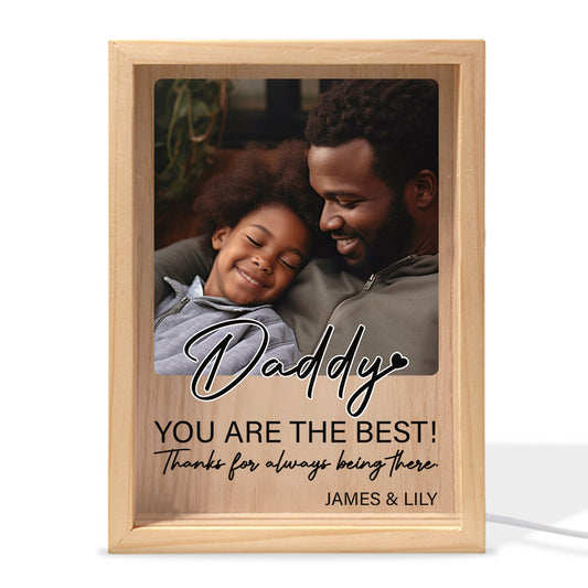 Papa You Are The Best - Personalized Frame Light Box