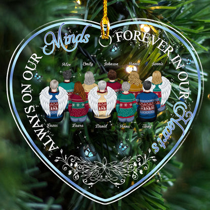Always On Our Minds - Personalized Custom Acrylic Ornament