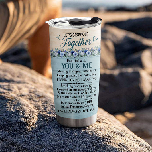 Hand In Hand - Personalized Custom Tumbler