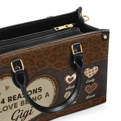 The Reason I Love - Personalized Custom Leather Bag