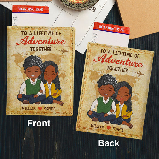 Adventure Together - Personalized Custom Passport Cover