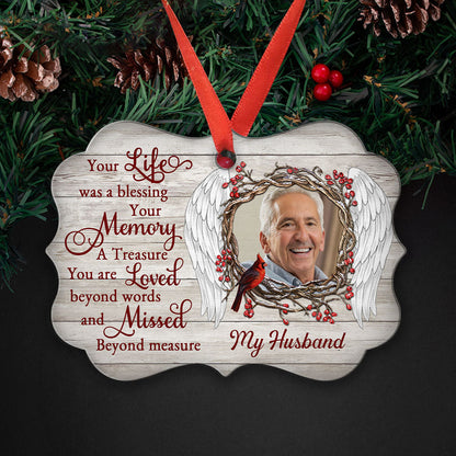 A Blessing Life - Personalized Custom Aluminum Ornament