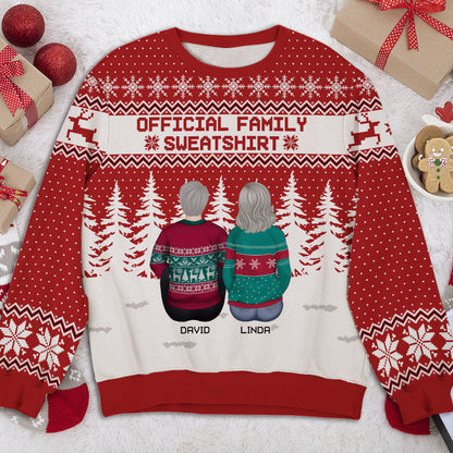 Family Sweatshirt - Personalized Custom All-Over-Print Sweatshirt