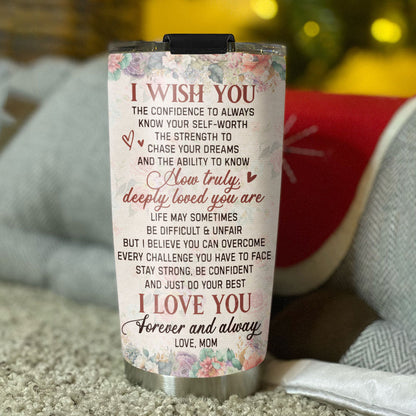 Forever And Always - Personalized Custom Tumbler