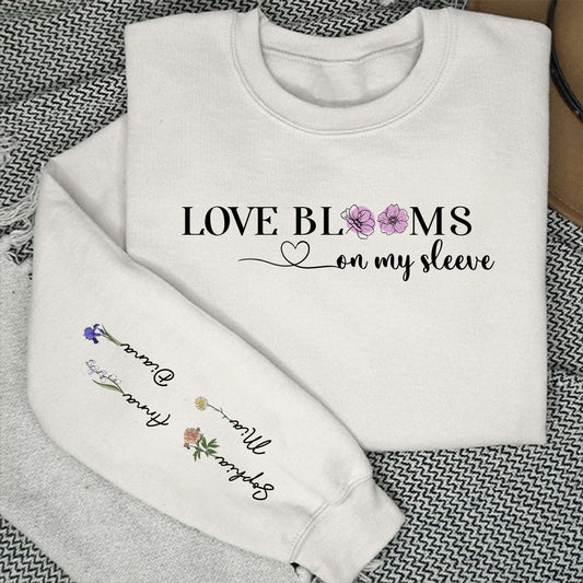 Love Blooms - Personalized Custom Long Sleeve T-shirt