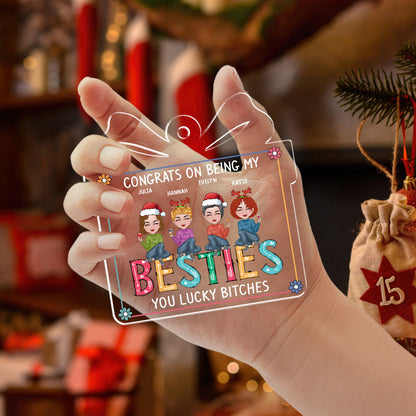 Congrats On - Personalized Custom Acrylic Ornament