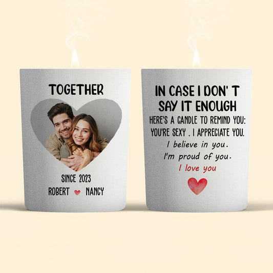 I Am Proud Of You - Personalized Custom Candle