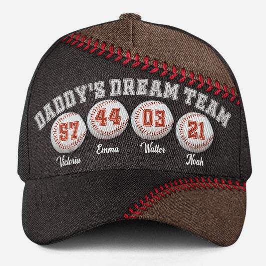 Daddy Dream Team - Personalized Classic Cap