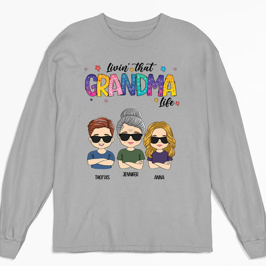 Nana Life - Personalized Custom Long Sleeve T-shirt