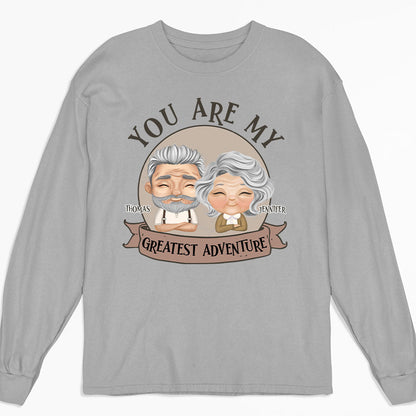 You Are My Adventure - Personalized Custom Long Sleeve T-shirt