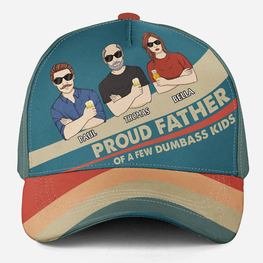 Proud Father - Personalized Classic Cap