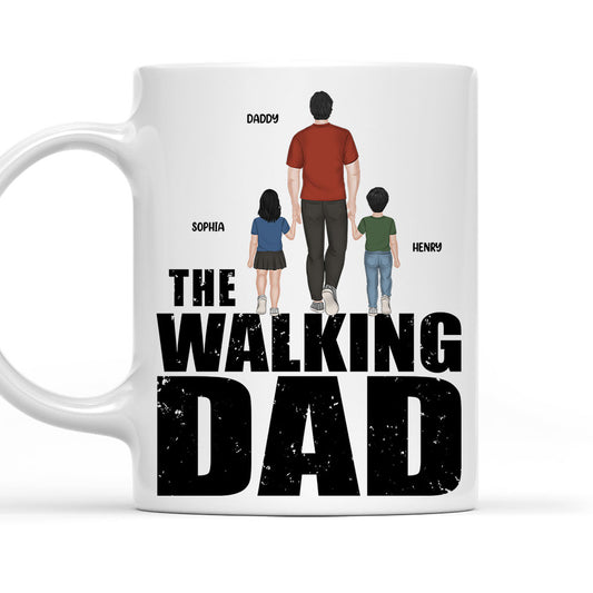 The Walking Dad - Personalized Custom Coffee Mug