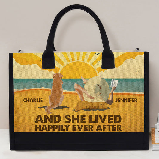 Beach Vibes - Personalized Custom Canvas Tote Bag