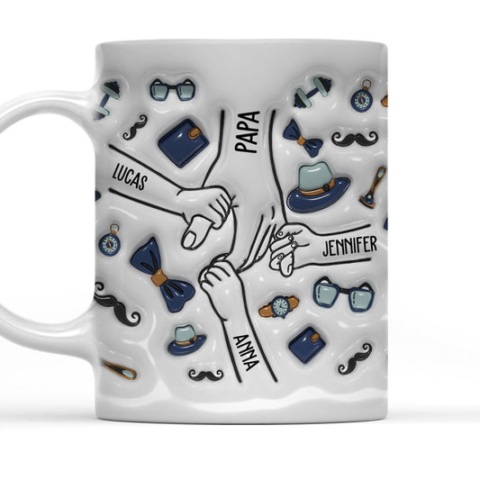 You Holding Hands - Personalized Custom 3D Inflated Effect Mug