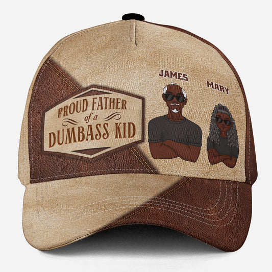 Proud Father Version 2 - Personalized Classic Cap