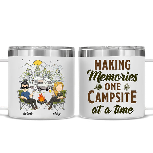 Making Memories - Personalized Custom 14oz Stainless Steel Tumbler With Handle