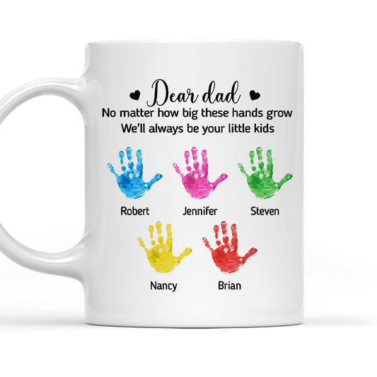 Little Kids Of Dad - Personalized Custom Mug