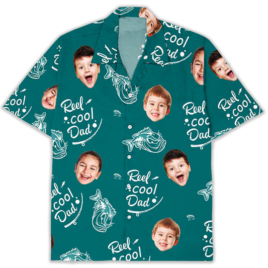 Reel Cool Papa - Personalized Custom Hawaiian Shirt