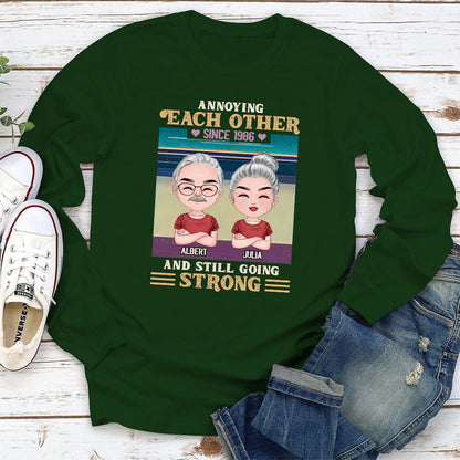 Annoying Since - Personalized Custom Long Sleeve T-shirt