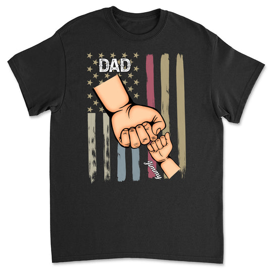 Dad Grandpa And Kids - Personalized Custom Shirt