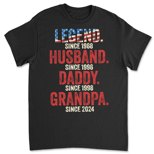 Daddy Is A Legend  - Personalized Custom Shirt