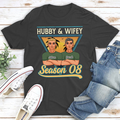 Hubby And Wifey Season - Personalized Custom Classic T-shirt