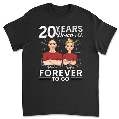 Years Down Forever To Go - Personalized Custom Classic T-shirt