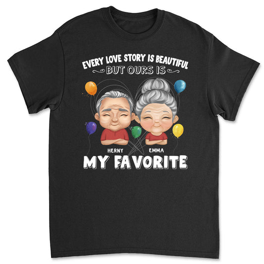 Every Love Story Is Beautiful - Personalized Custom Classic T-shirt