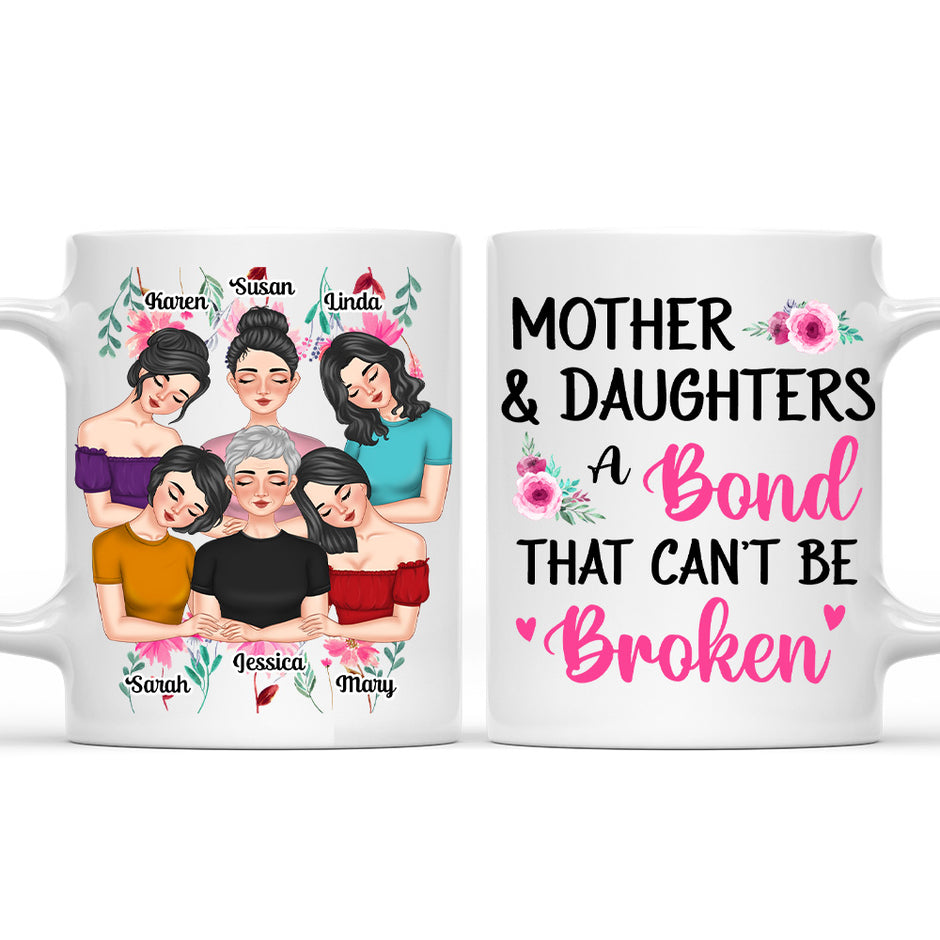 Mother And Daughters - Personalized Custom Coffee Mug – Wrappiness Gifts