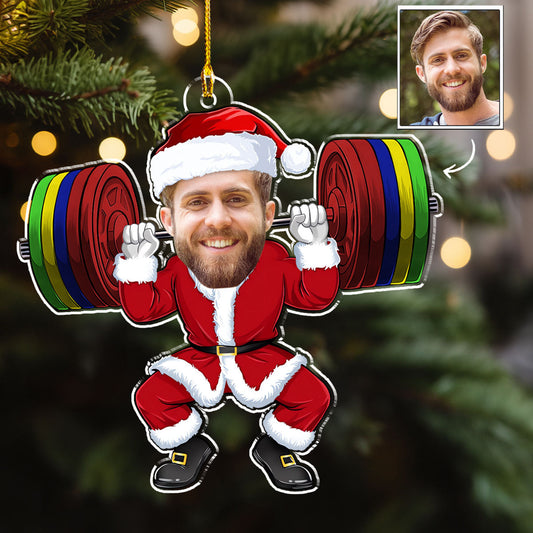 Merry Liftmas - Personalized Custom Acrylic Ornament