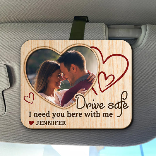 Drive Safe Man - Personalized Custom Car Visor Clip