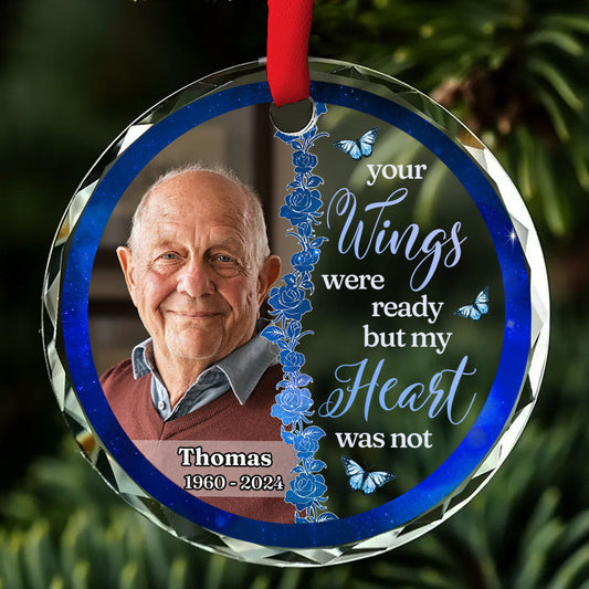 Always By Your Side - Personalized Custom Glass Ornament