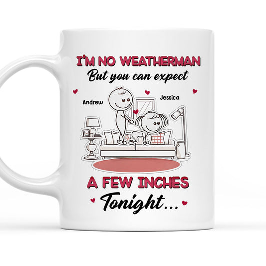Forecast Shows Romance Tonight Ahead - Personalized Custom Coffee Mug
