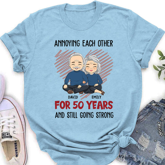 Annoying Each Other - Personalized Custom Women's T-shirt