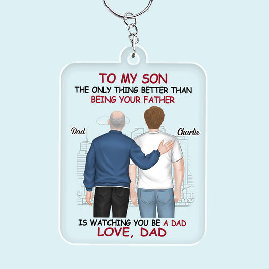 Proud Of You - Personalized Custom Acrylic Keychain