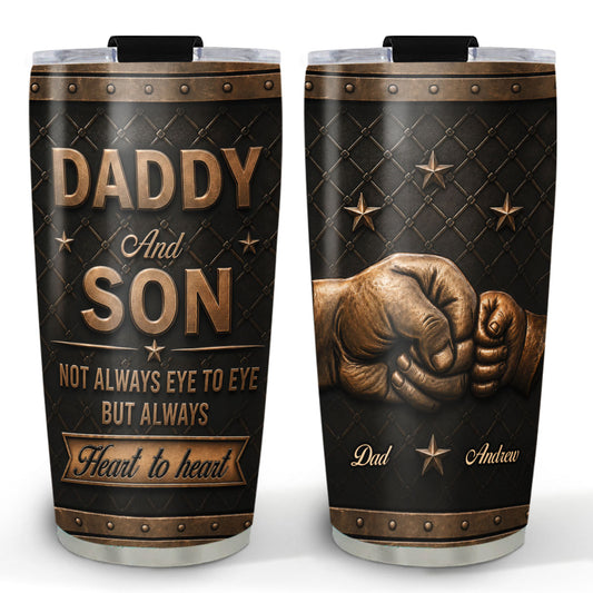Always Heart To Heart - Personalized Custom 3D Effect Tumbler