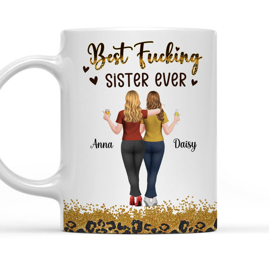 Best F Sister Ever - Personalized Coffee Mug