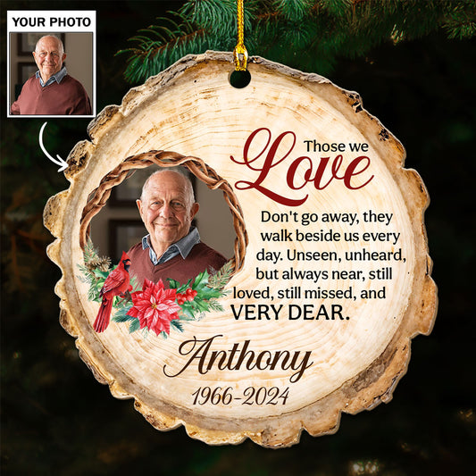 Those We Love - Personalized Custom Wood Ornament