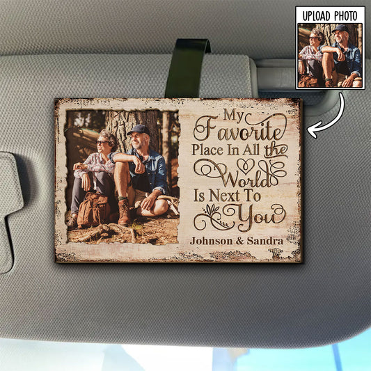 My Favorite - Personalized Custom Car Visor Clip