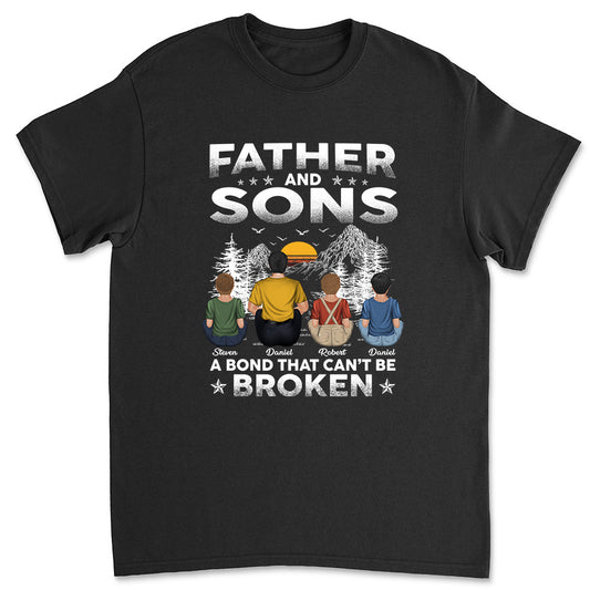 Father And Daughters A Bond That Can Not Be Broken - Personalized Custom Shirt