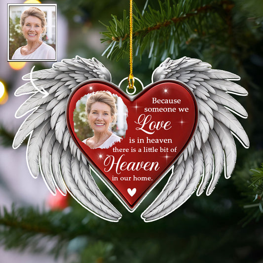 A Little Bit Of Heaven - Personalized Custom Acrylic Ornament