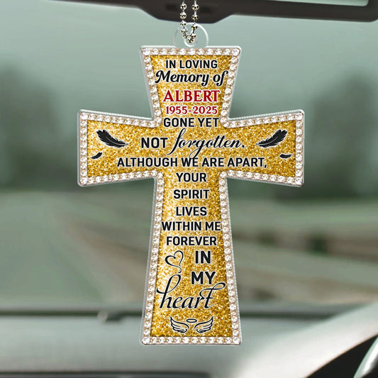Gone Yet Not Forgotten - Personalized Custom Car Ornament